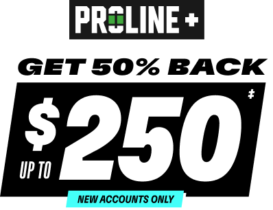 New accounts only - PROLINE+ | NFL KICKOFF - Get 50% of your bets back, Up to $250!‡ - + A chance to win an exclusive NFL Road Trip + $100 NFLShop.ca Gift Card