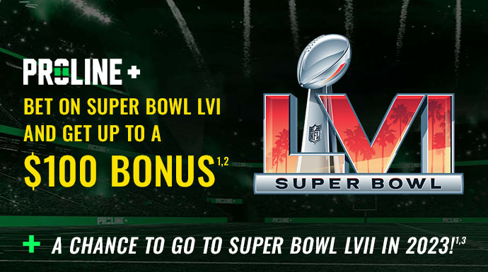 Up to $100 Bonus + a chance to go to Super Bowl LVII!