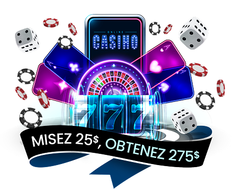 Get a $275 Casino Bonus when you sign up & bet $25 on Casino Games within 14 days!