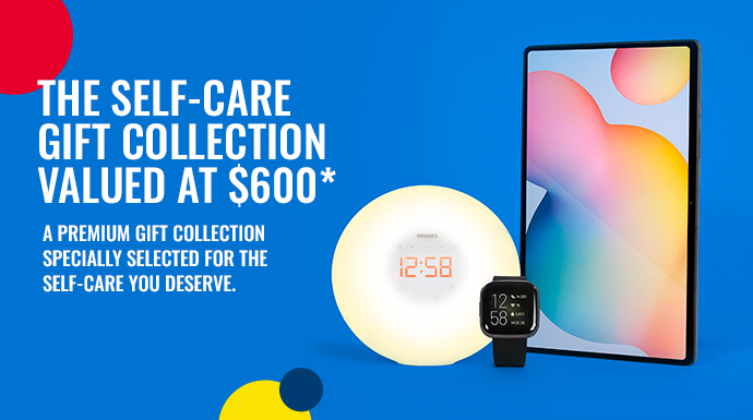 The Self-Care Gift Collection — valued at $600* A premium gift collection specially selected for the self-care you deserve.