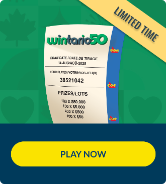Wintario50 ticket graphic