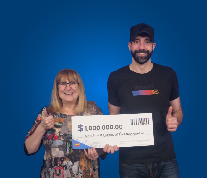 Photo of INSTANT ULTIMATE Winner Christine D. and Matthew